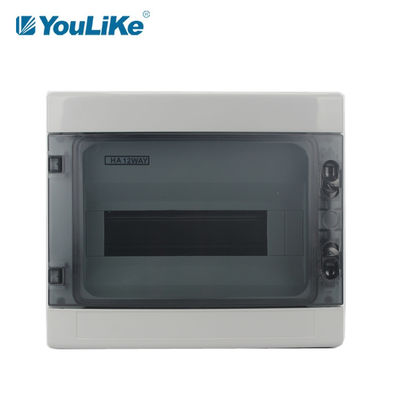 12 manieren IP65 Waterdicht en Stofdicht Verdeelkast MCB BOX ABS PC Materiaal: